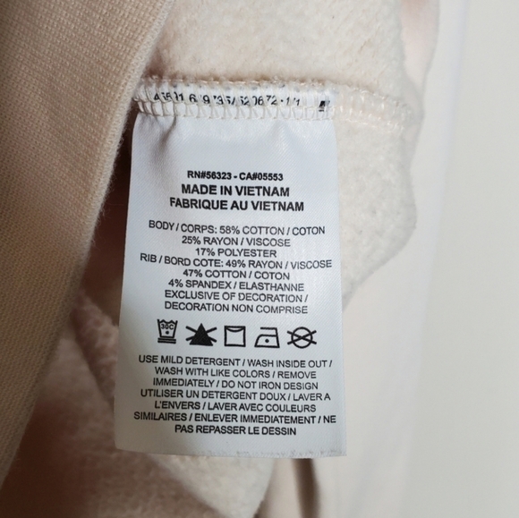 Nike Rally Pink Metallic Swoosh Graphic Logo Crop Pullover Hooded Sweatshirt - Picture 9 of 9